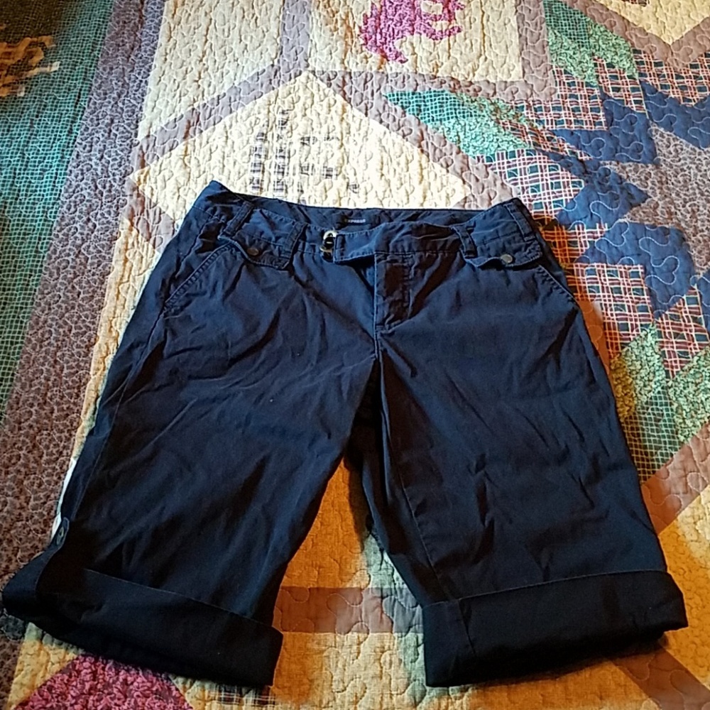 Black bermuda shorts! Great condition.
